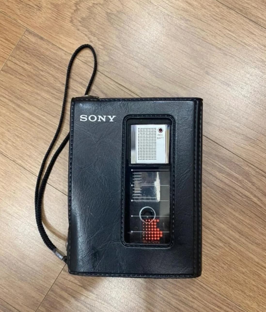 “My beloved Sony cassette corder TCM 9 died, late 1980s.”